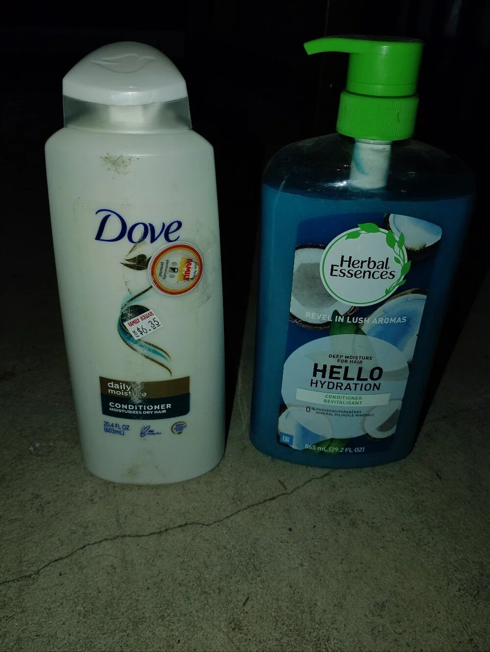 Daily Moisture Conditioner - Dove And Herbal Essence New